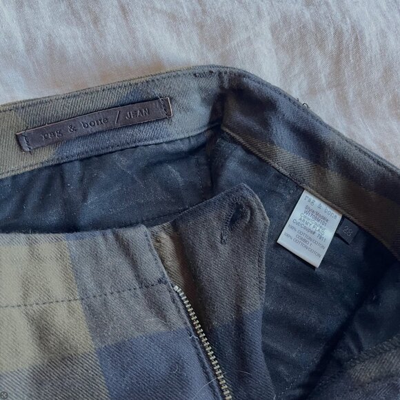 Rag & Bone Portobello Pants in Army Plaid - Picture 6 of 6